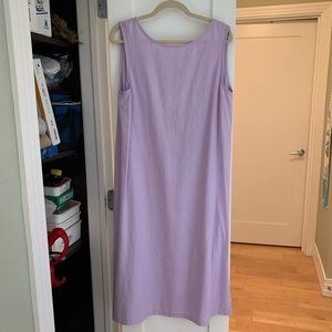 Reformation pink lavender linen market dress XS-M